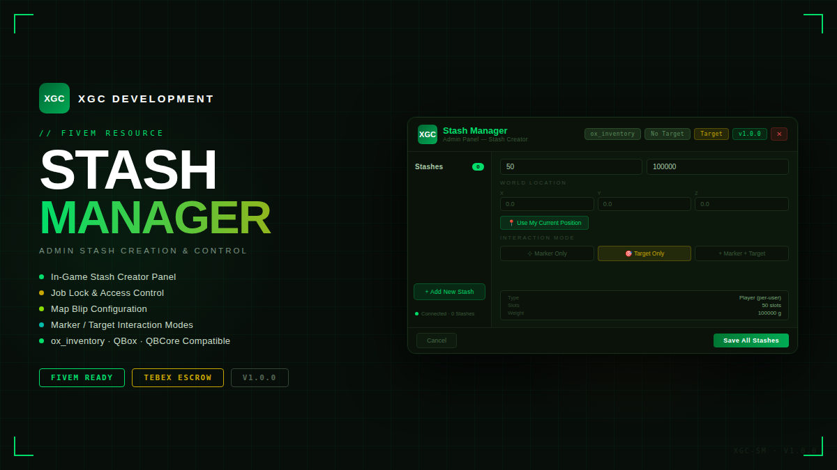 StashesManager