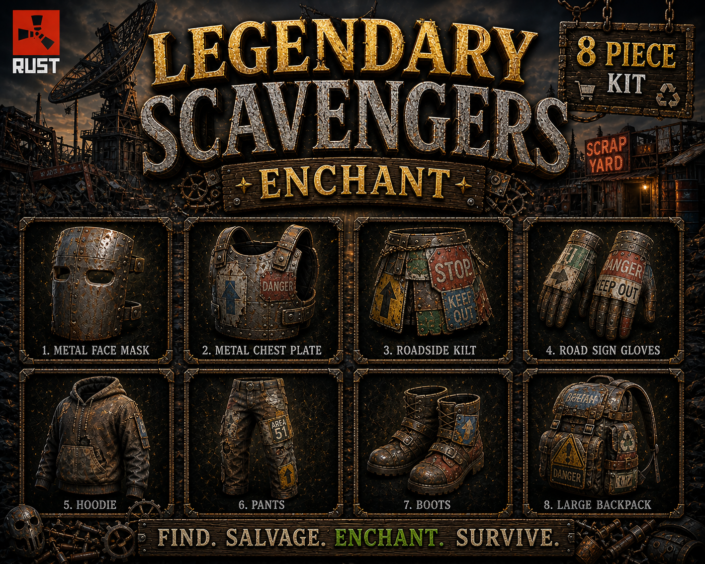 SCAVENGERS - Legendary Enchanted Set