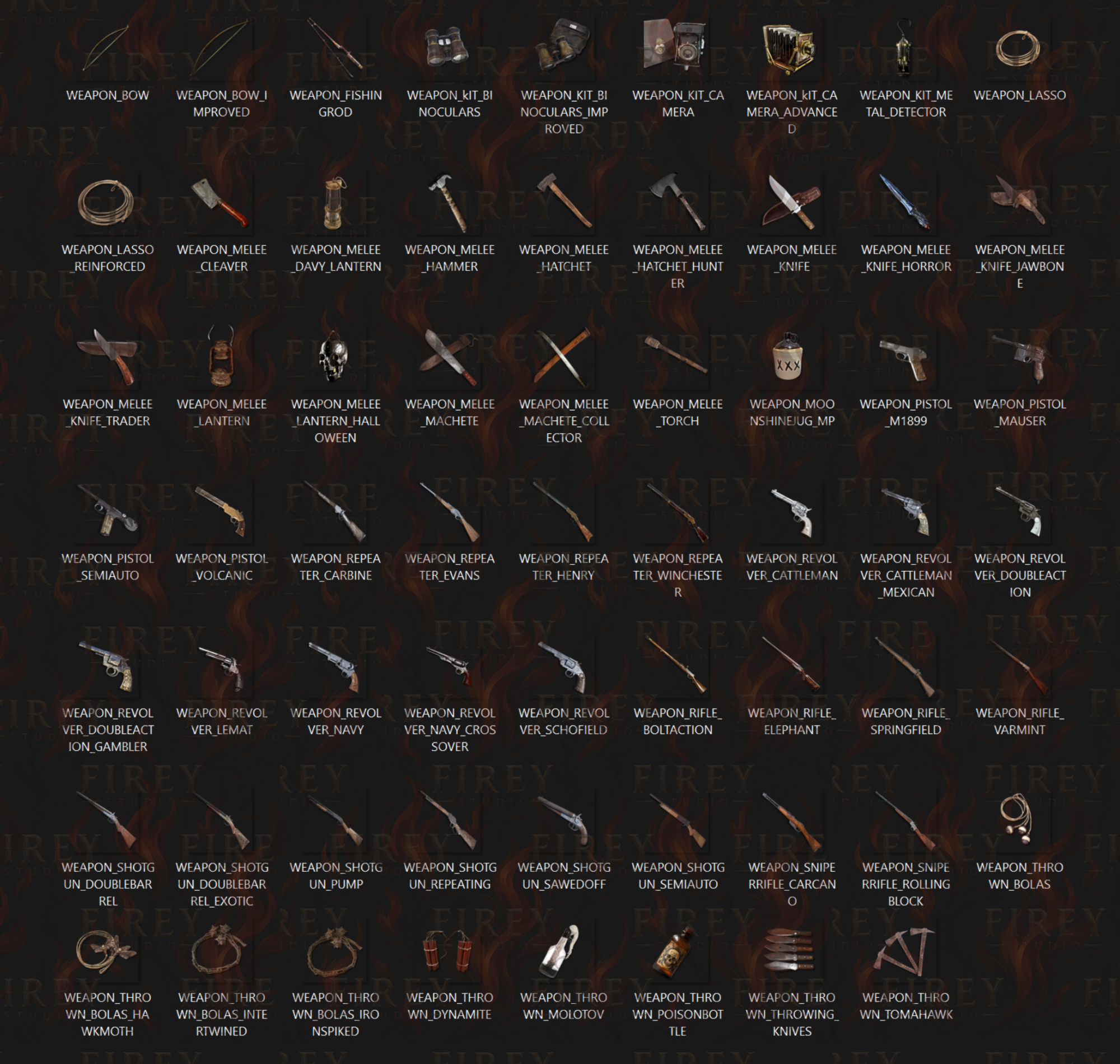 Weapon Icons