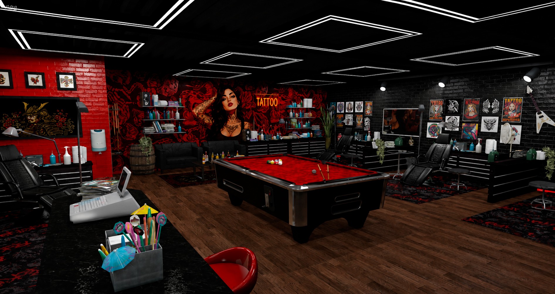 Modern Tatto Shop + Bar
