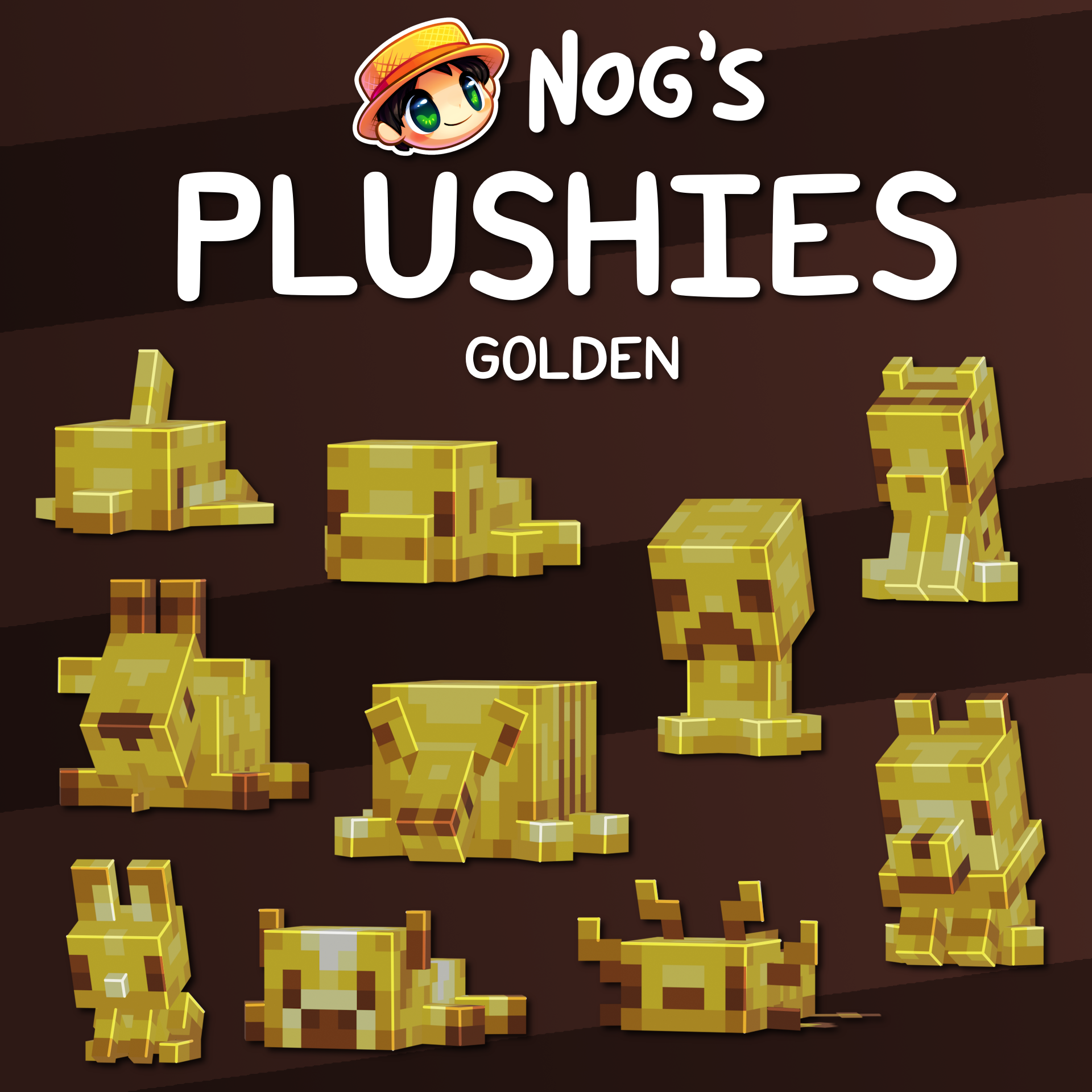 Random Golden Mob Plushie