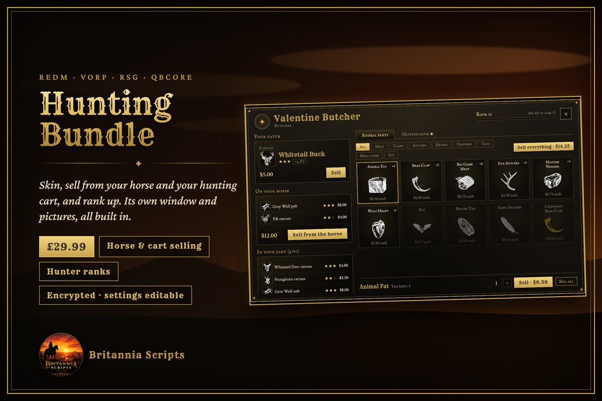 Britannia_Hunting_Bundle screenshot