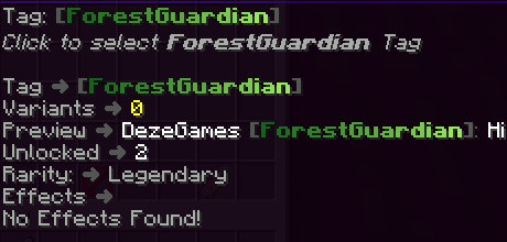 ForestGuardian Tag