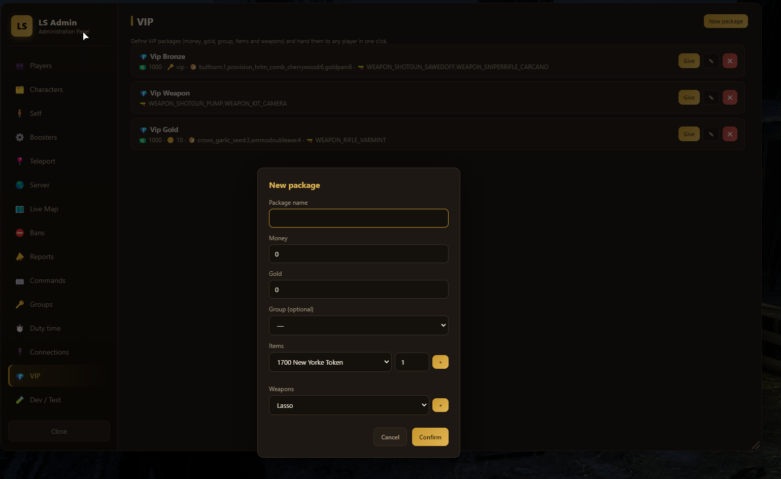 LS_admin — Complete Staff & Admin Panel (VORP)
