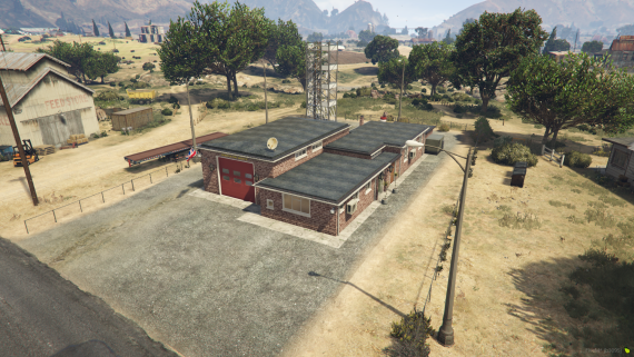 Swafham Fire Station Grapessed