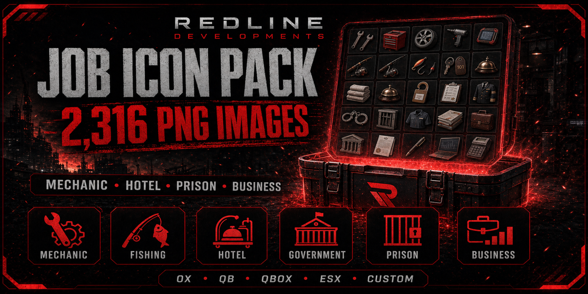 Jobs & Roleplay Inventory Icon Pack