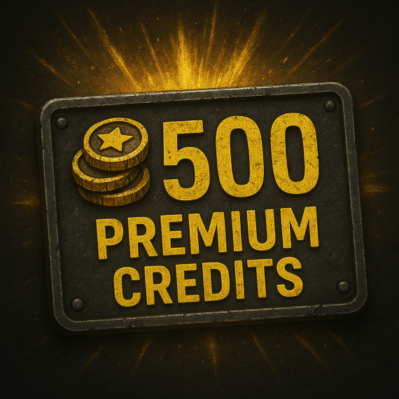 500 Premium Credits