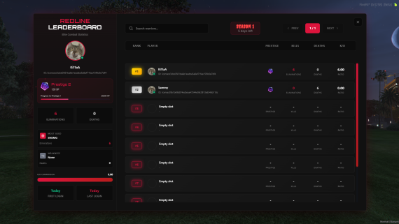 Redline Kill Leaderboard Source