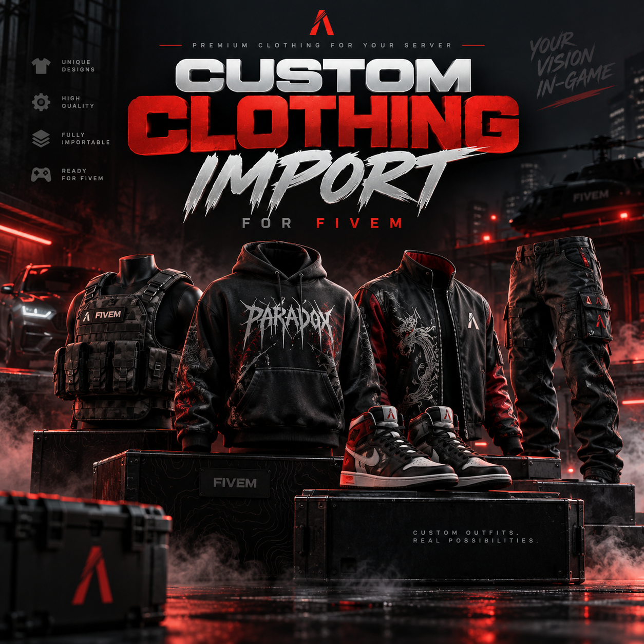 Clothing Import + blacklist