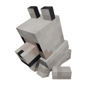 Wolf Plushie — cosmetic Plushies item on the NovaVoid Cat Civilization Minecraft server