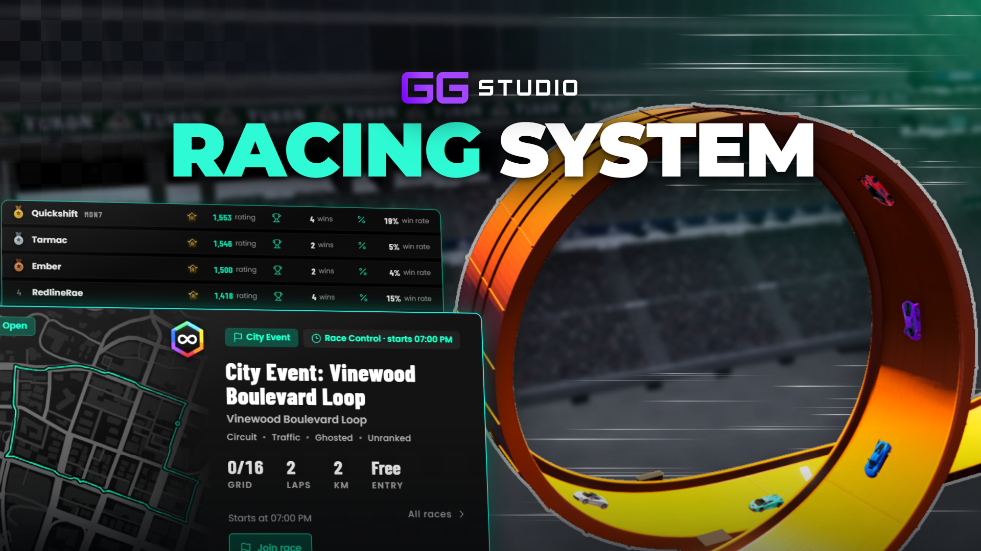 Racing & Boosting | GG Studio | QBCore, QBox & ESX FiveM Scripts