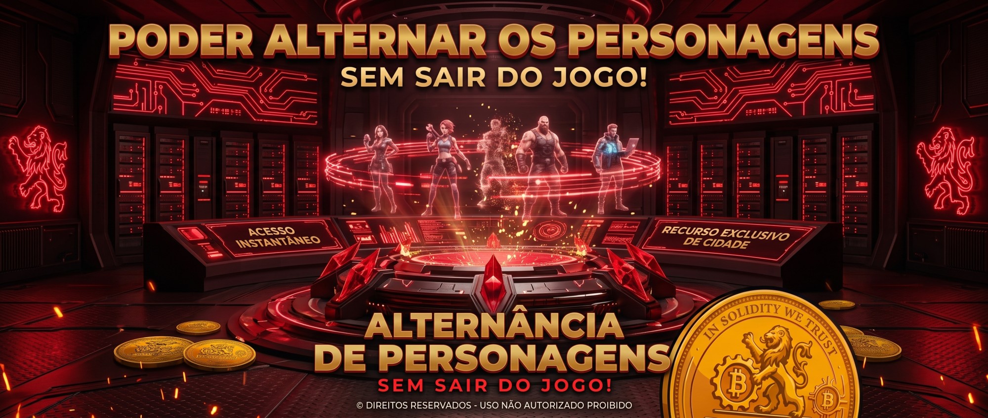 TROCAR DE PERSONAGEM sem deslogar