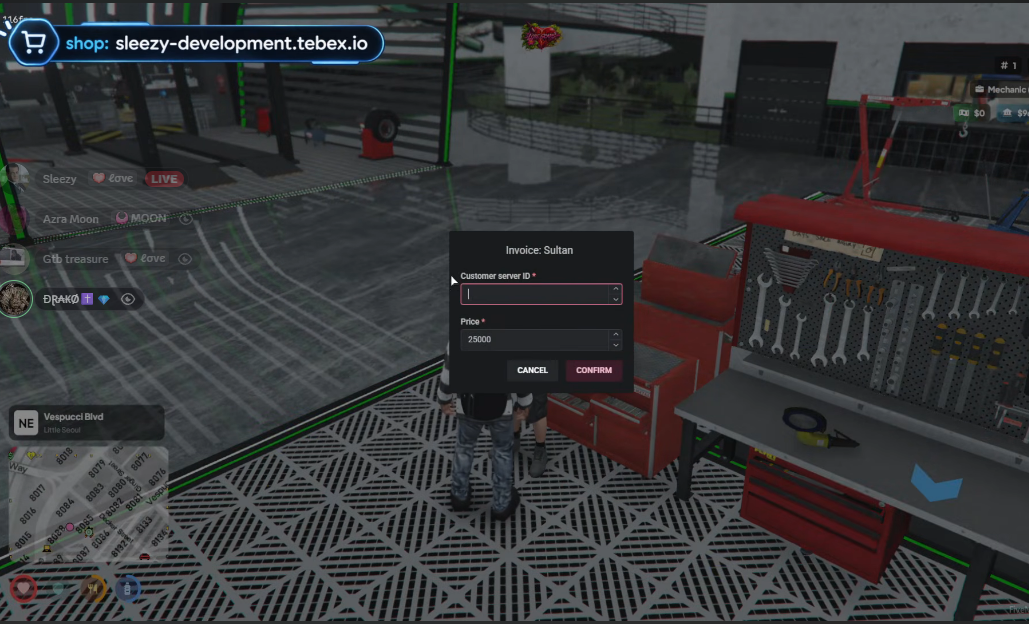 Sleezy Development • Advanced Vehicle Crafting System (QBCore & QBOX)