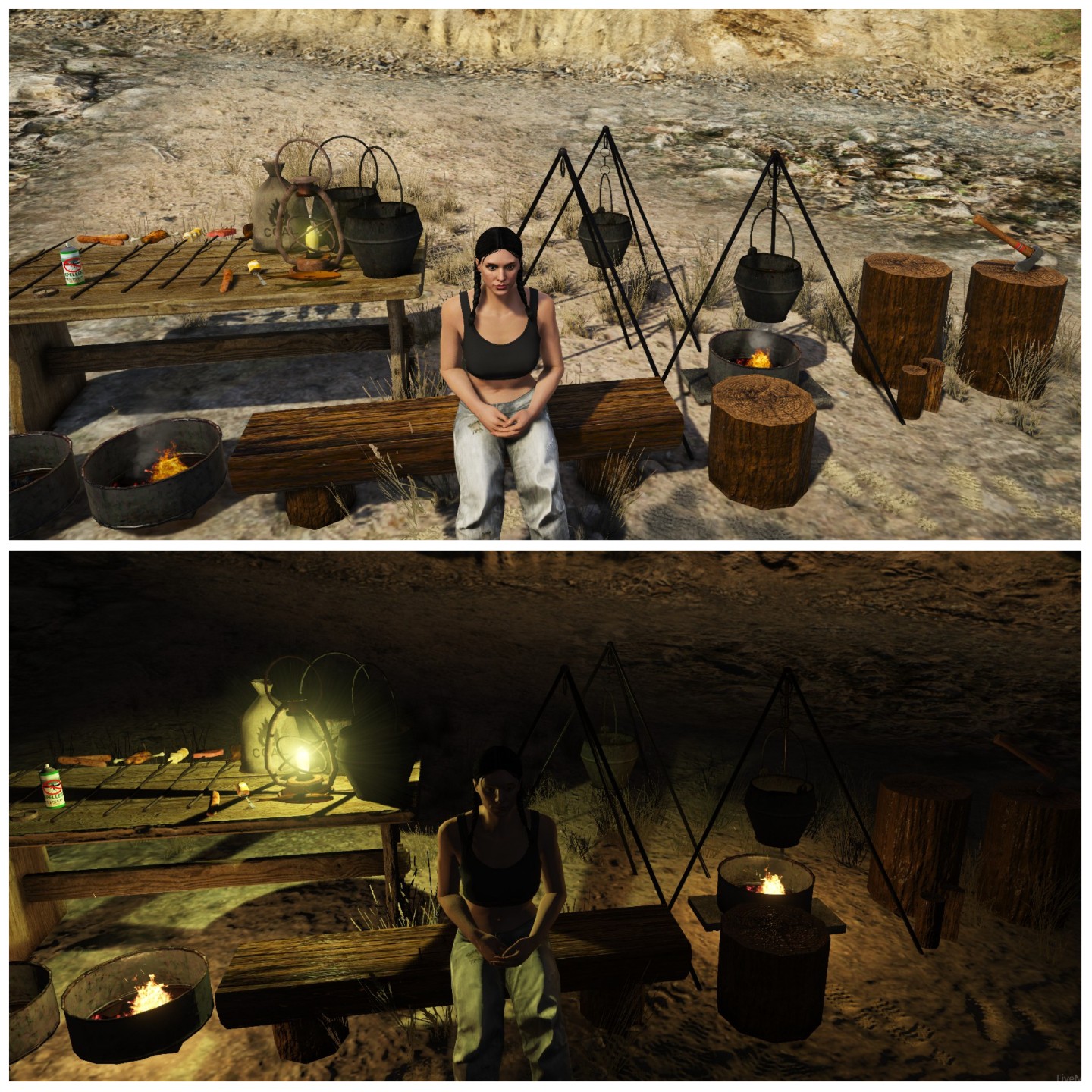 Camping props