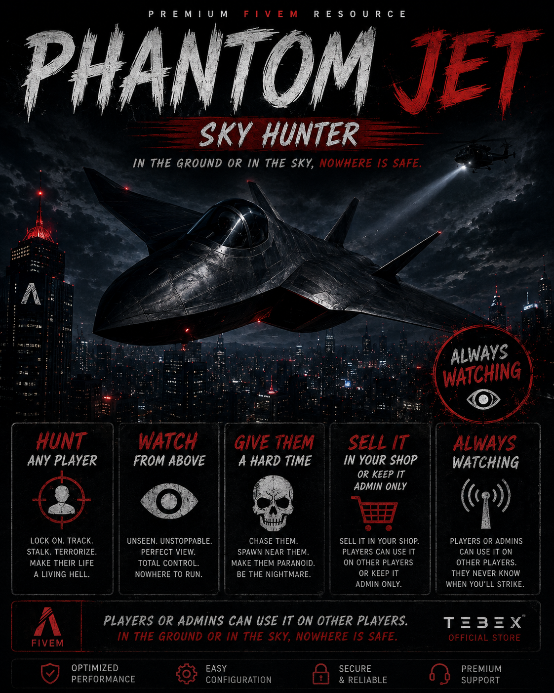 Supernatural Stalker Phantom Car and Aircraft.