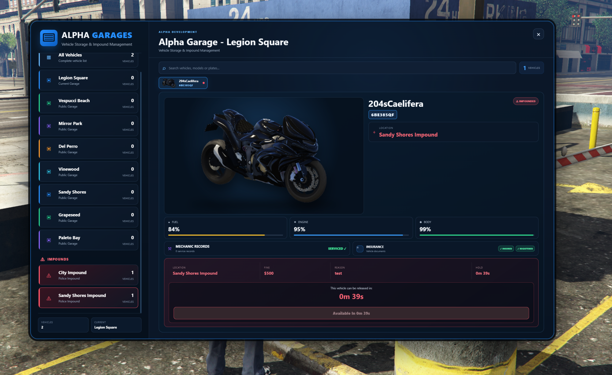 Alpha Garage System