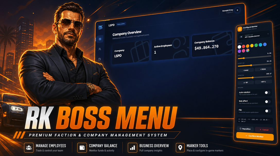 RK Boss Menù System