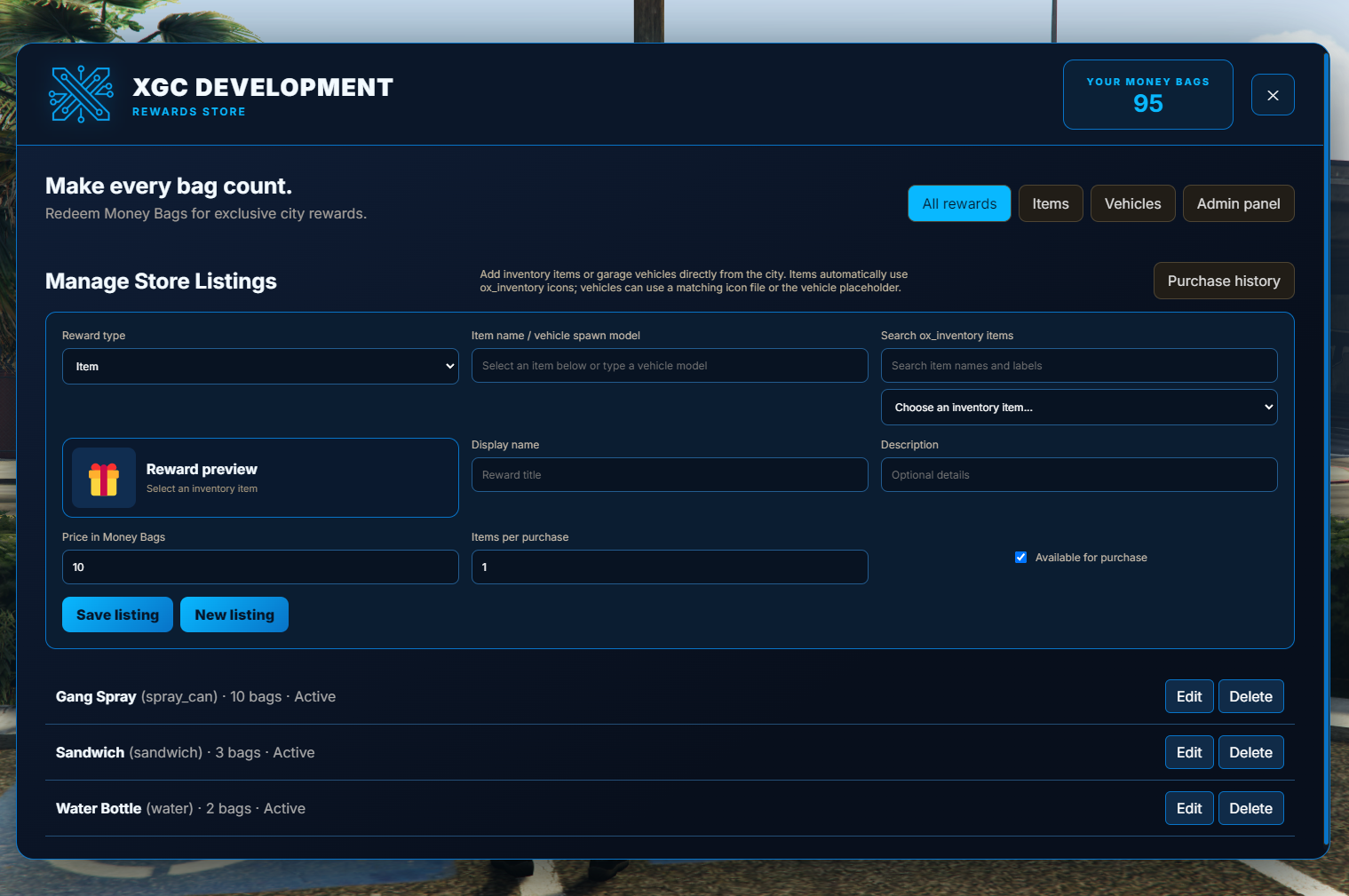XGC_Rewards Screenshot 2