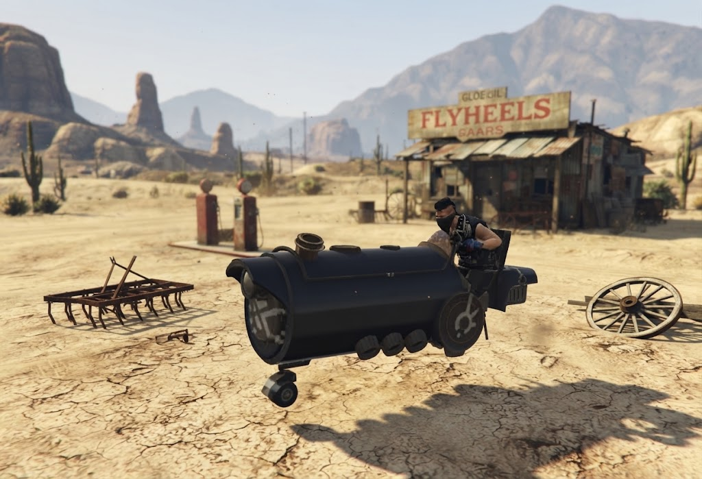 The Sunken Barrel Mk II — Desert Hoverbike