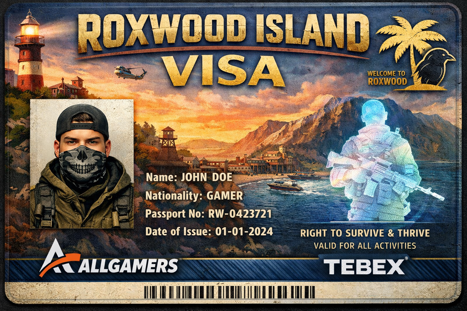 🌴ROXWOOD ISLAND VISA