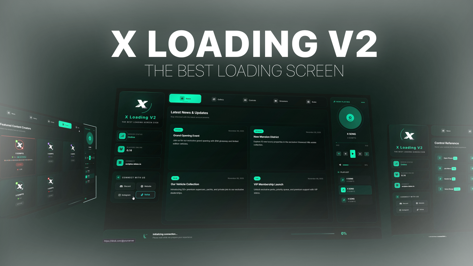 X LOADING SCREEN V2 | ESCROW & STANDALONE