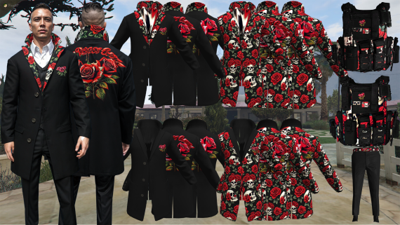 Red Roses Cartel Coats [M+F]