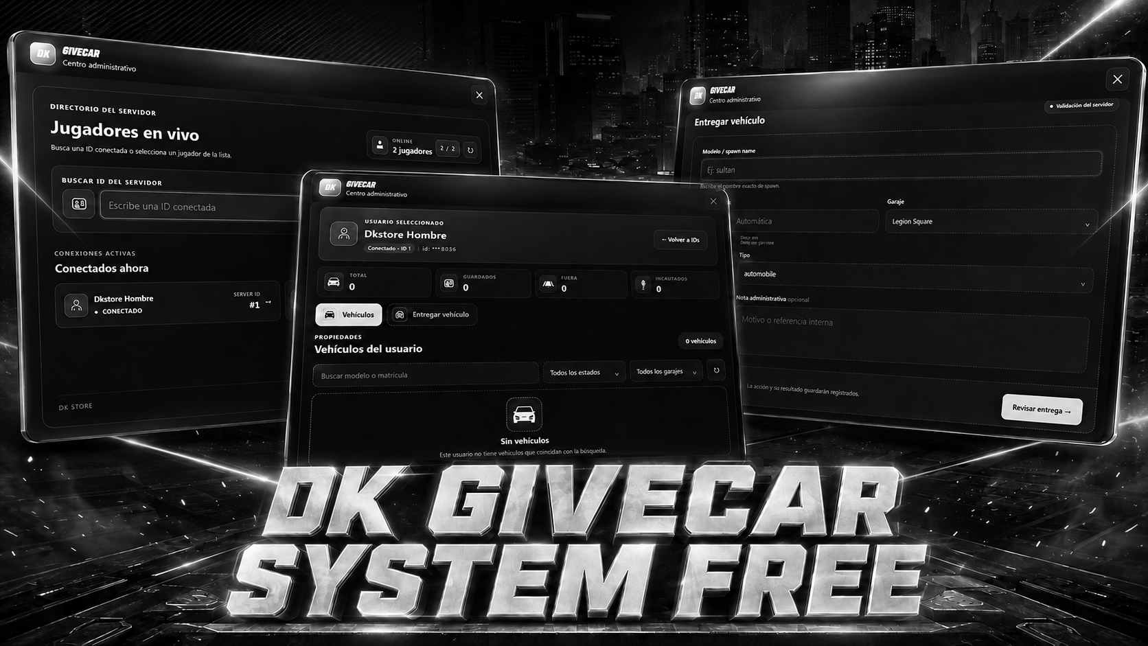 DK GIVECAR SYSTEM FREE SCRIPT