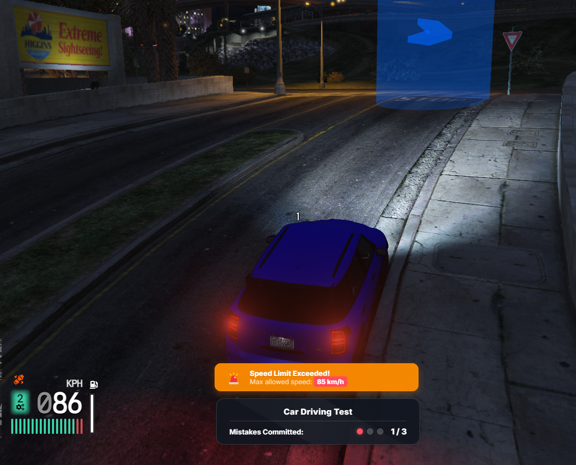 Advanced Driving Licence System (Car, Helicopter, Boat)