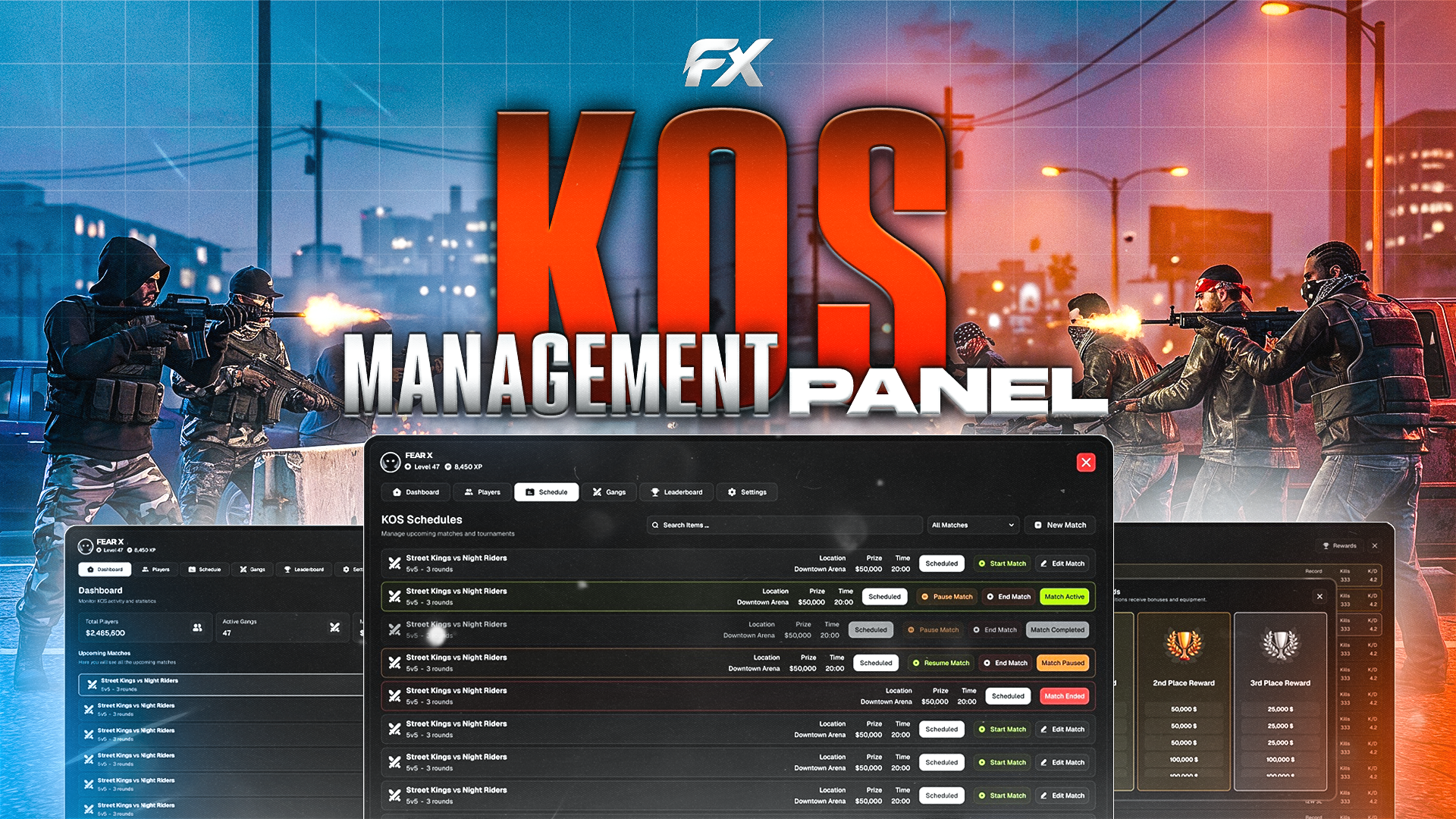 Kos Management Panel [ESX&QB/QBOX}