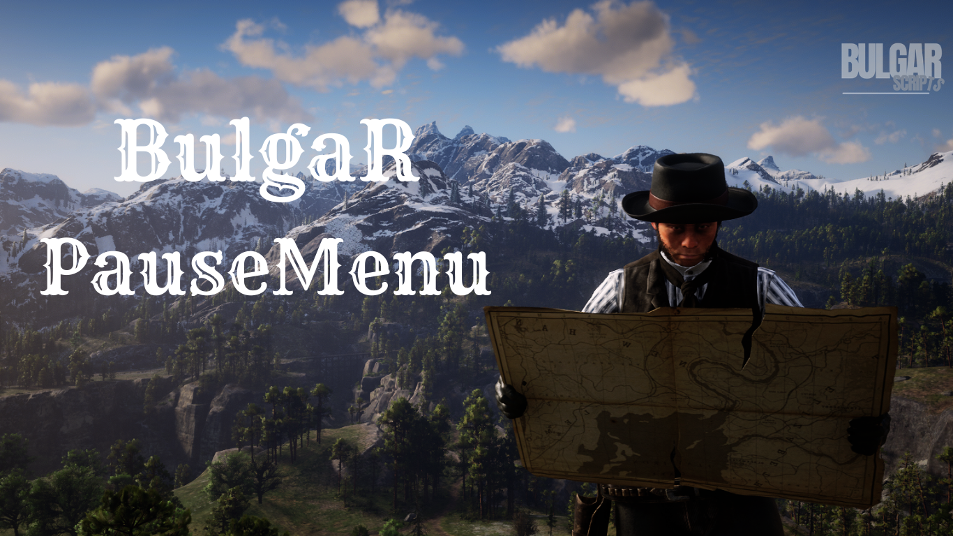 BulgaR Pause Menu [VORP] & [RSGCore] & [REDEMRP]