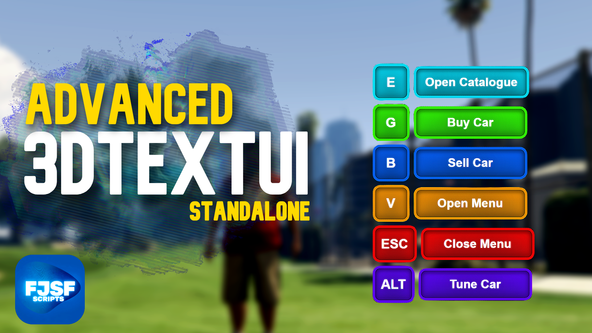3D World Interaction TextUI System