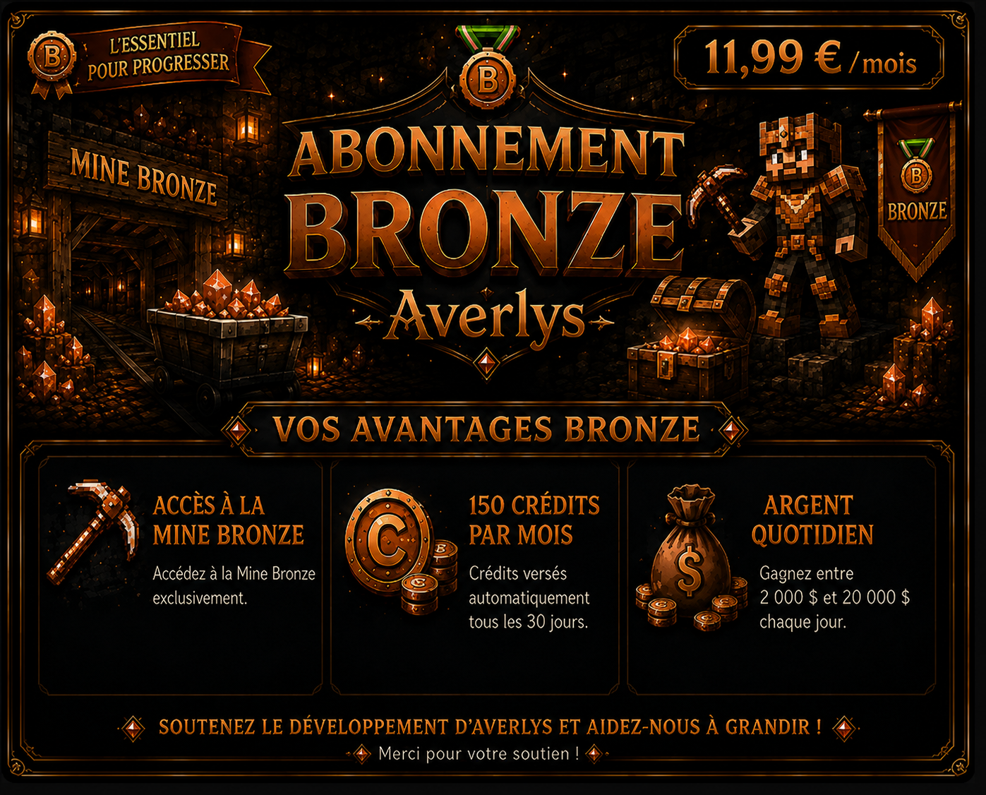 🥉 Abonnement Bronze