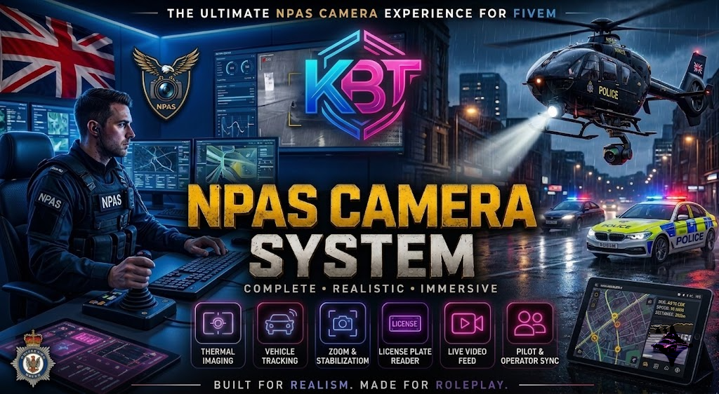 KBT - NPAS Camera System | Custom UI + Spotlight Control