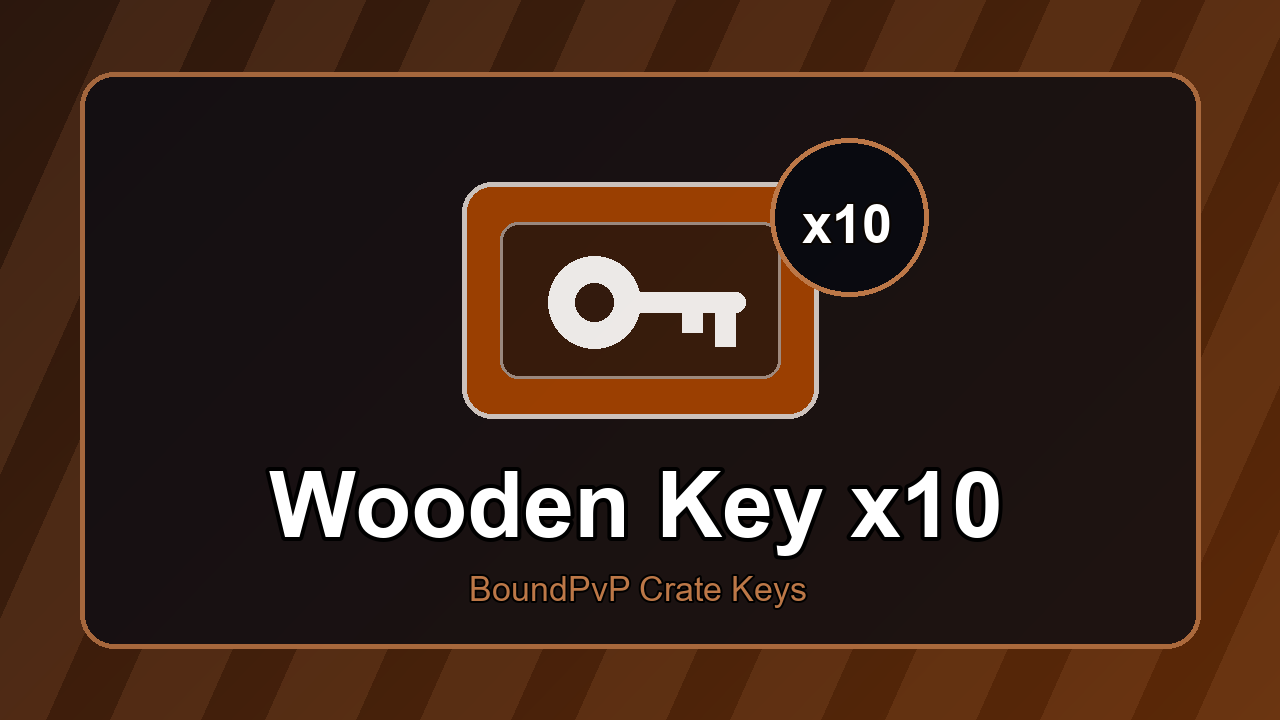 Wooden Key x10