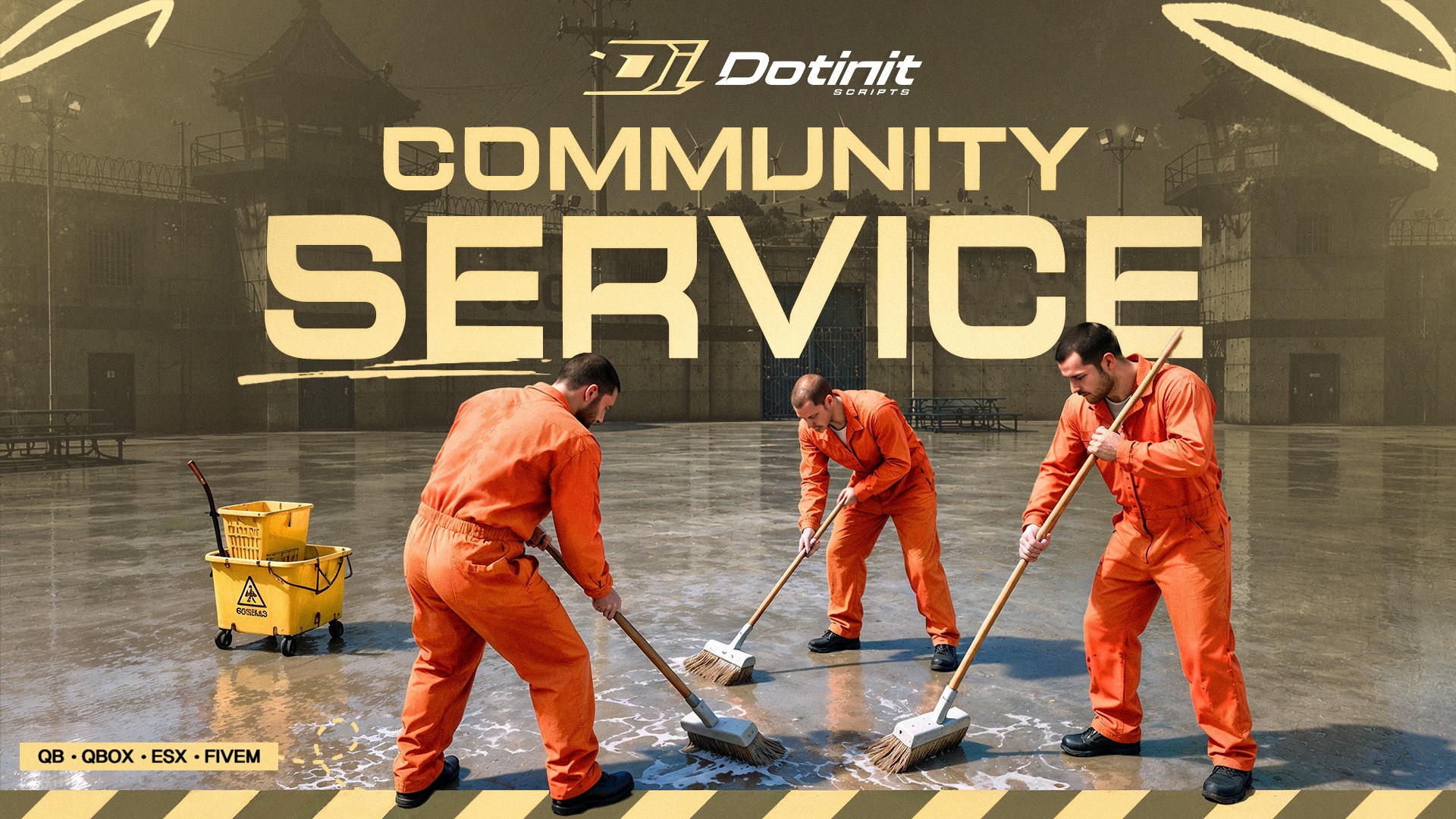 COMMUNITY SERVICE SYSTEM || QBCORE / ESX / QBOX