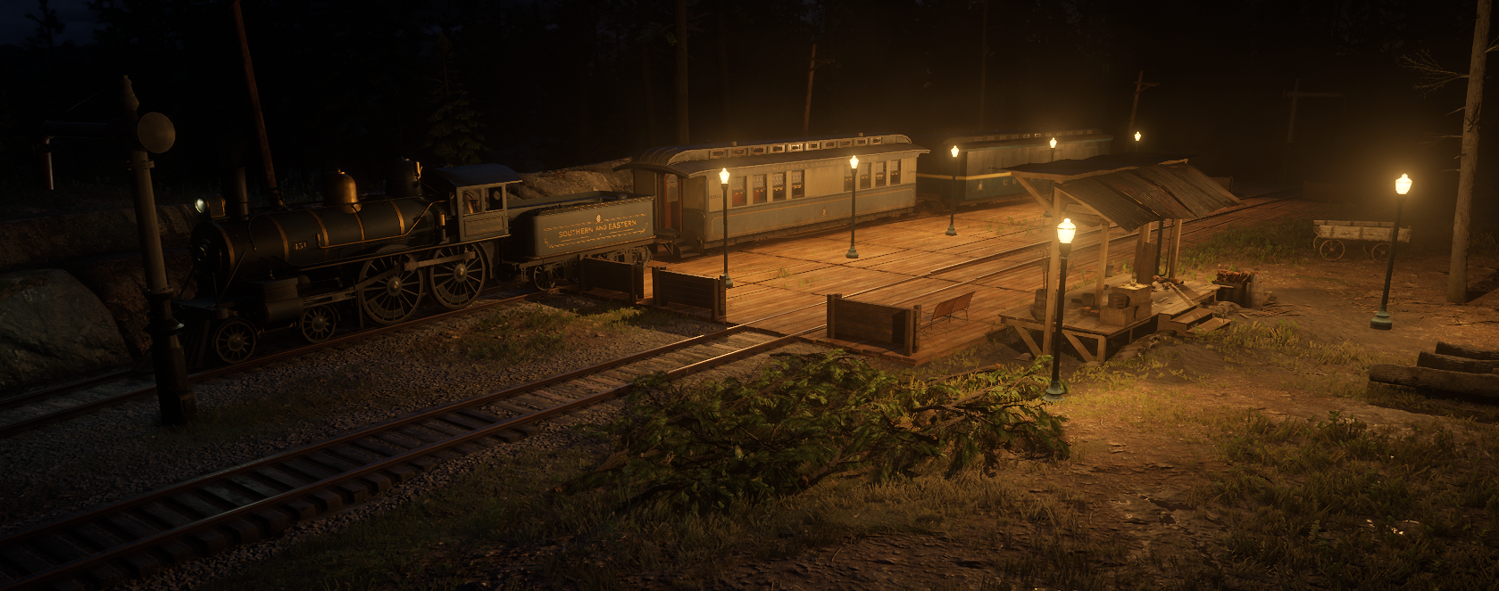 Khali Diablo Ridge Railway Platform