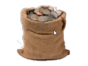 Silver Coin Sack