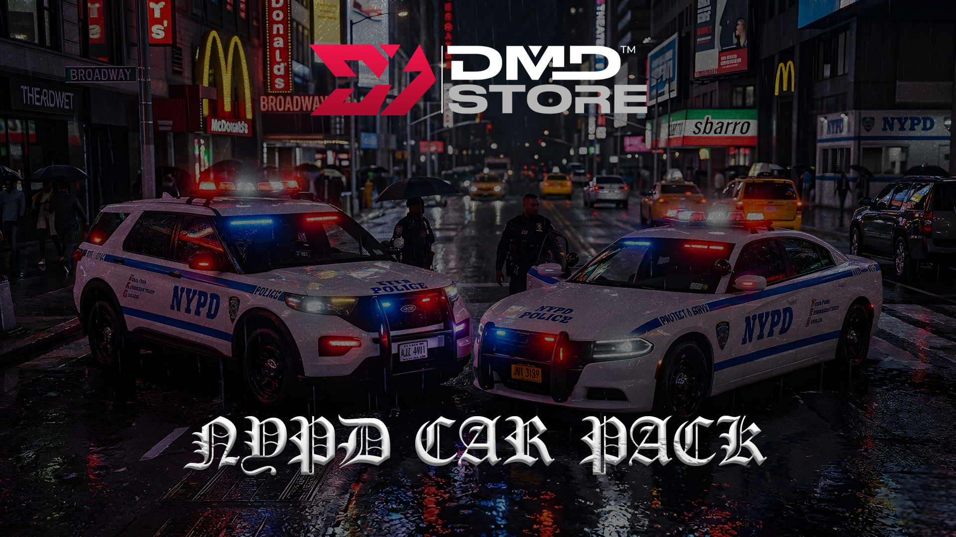 DMD Store NY PD Car Pack +60
