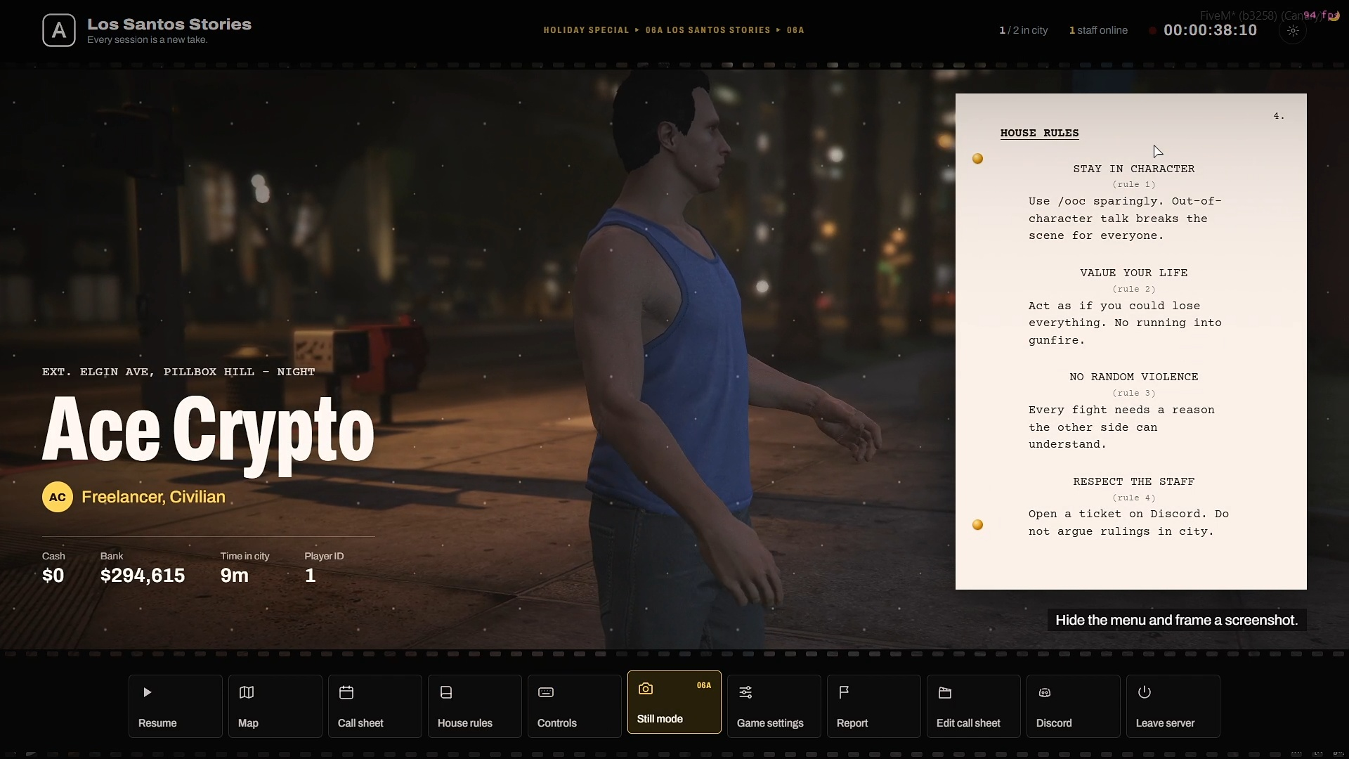 Pause Menu