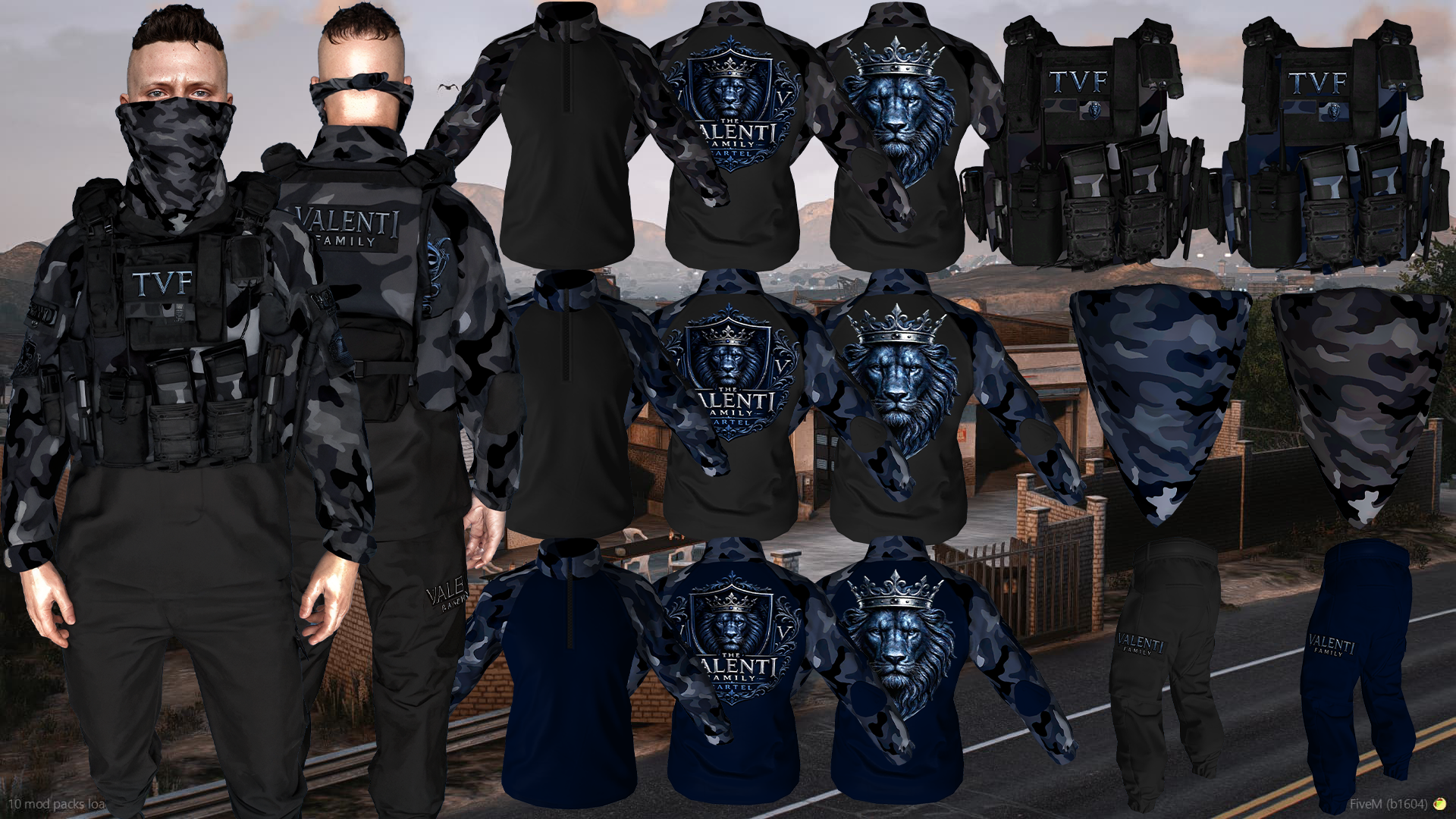Valenti Family StrikeTeam Uniform [M+F]