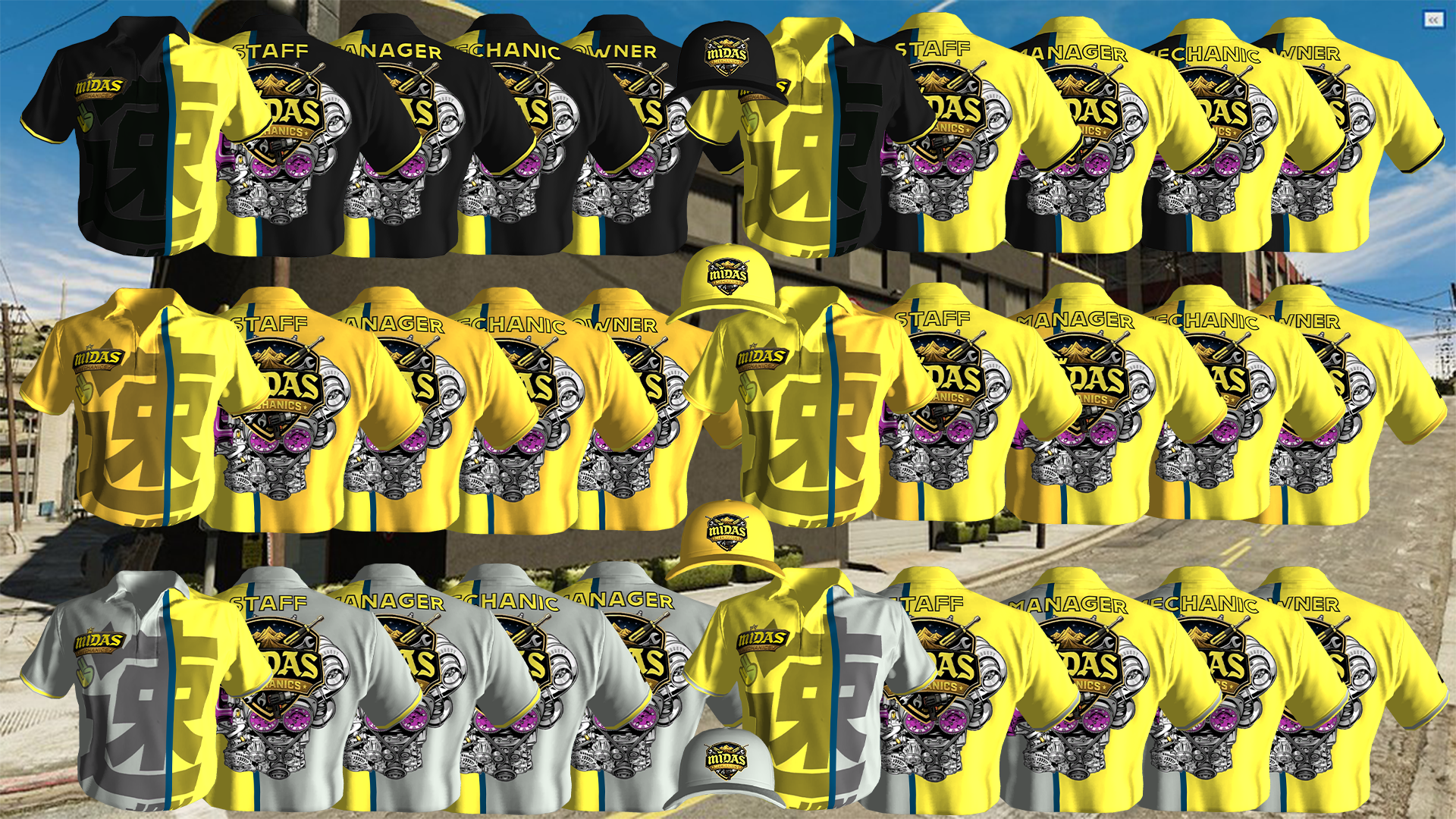 Midas Mechanic Uniform Bundle