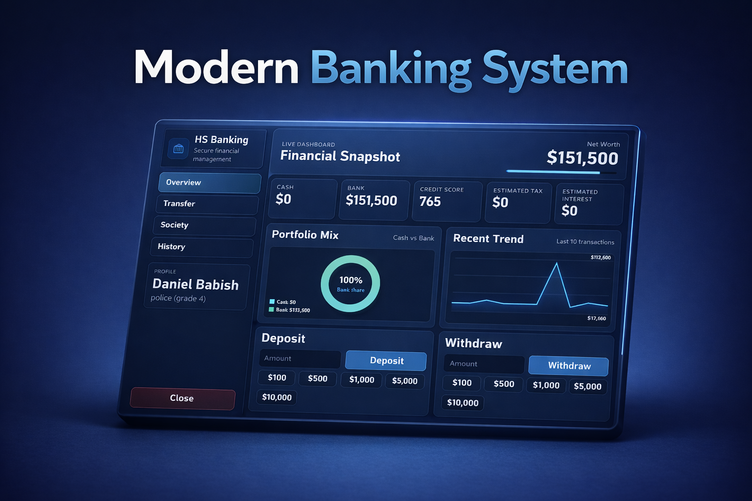 [ESX] Banking System