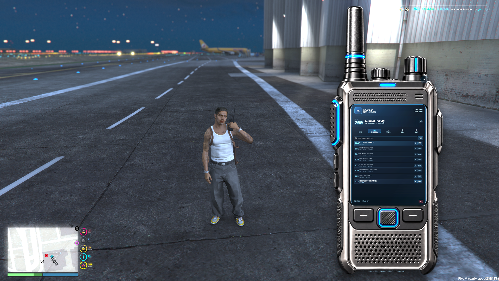RS Radio | Modern Walkie Talkie Radio System, Community, Gangs, Emergency, Jobs qbcore qbox esx