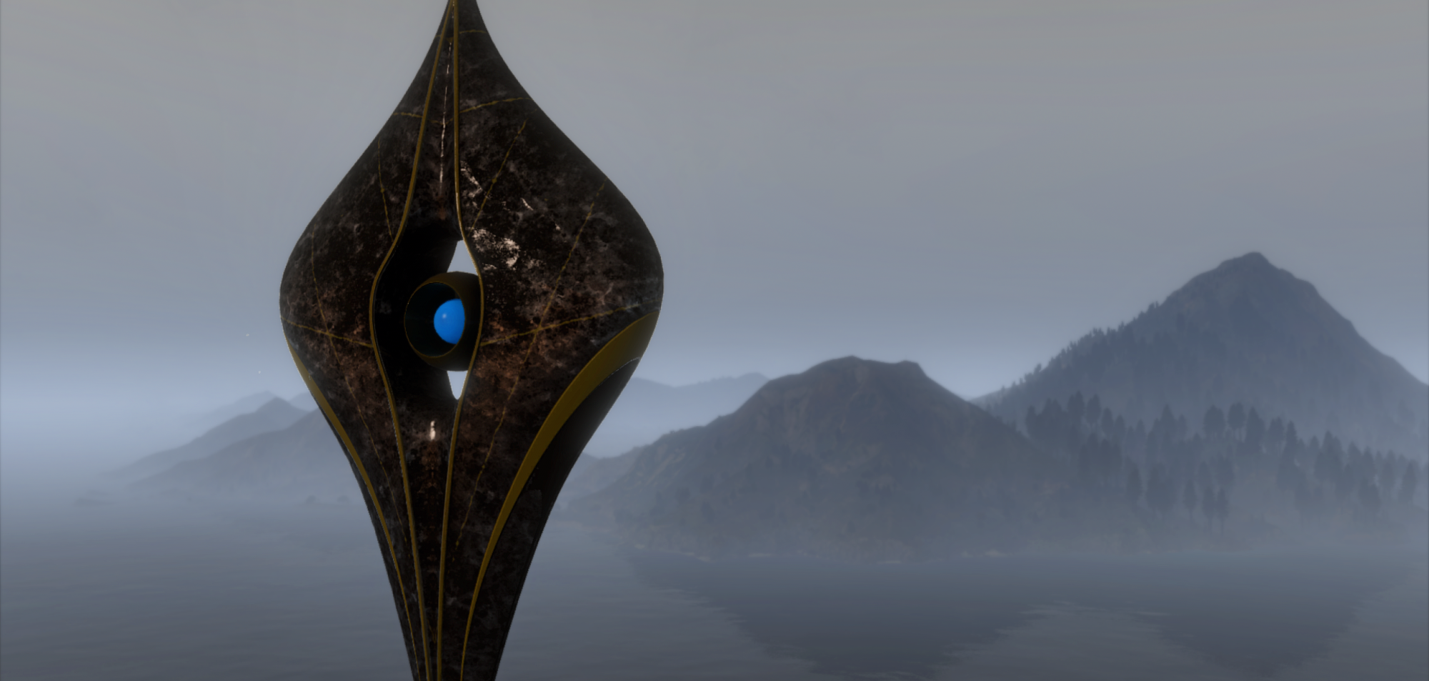 Alien Spaceship UFO - Eye of Chiliad