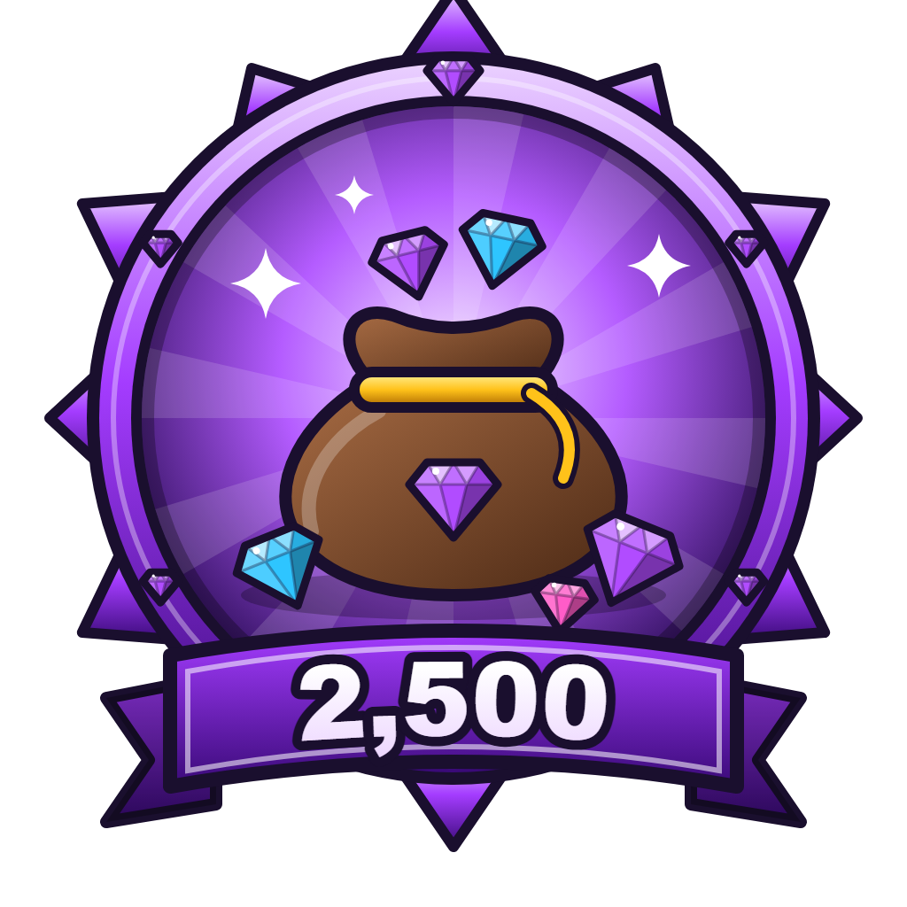 2500 GEMS
