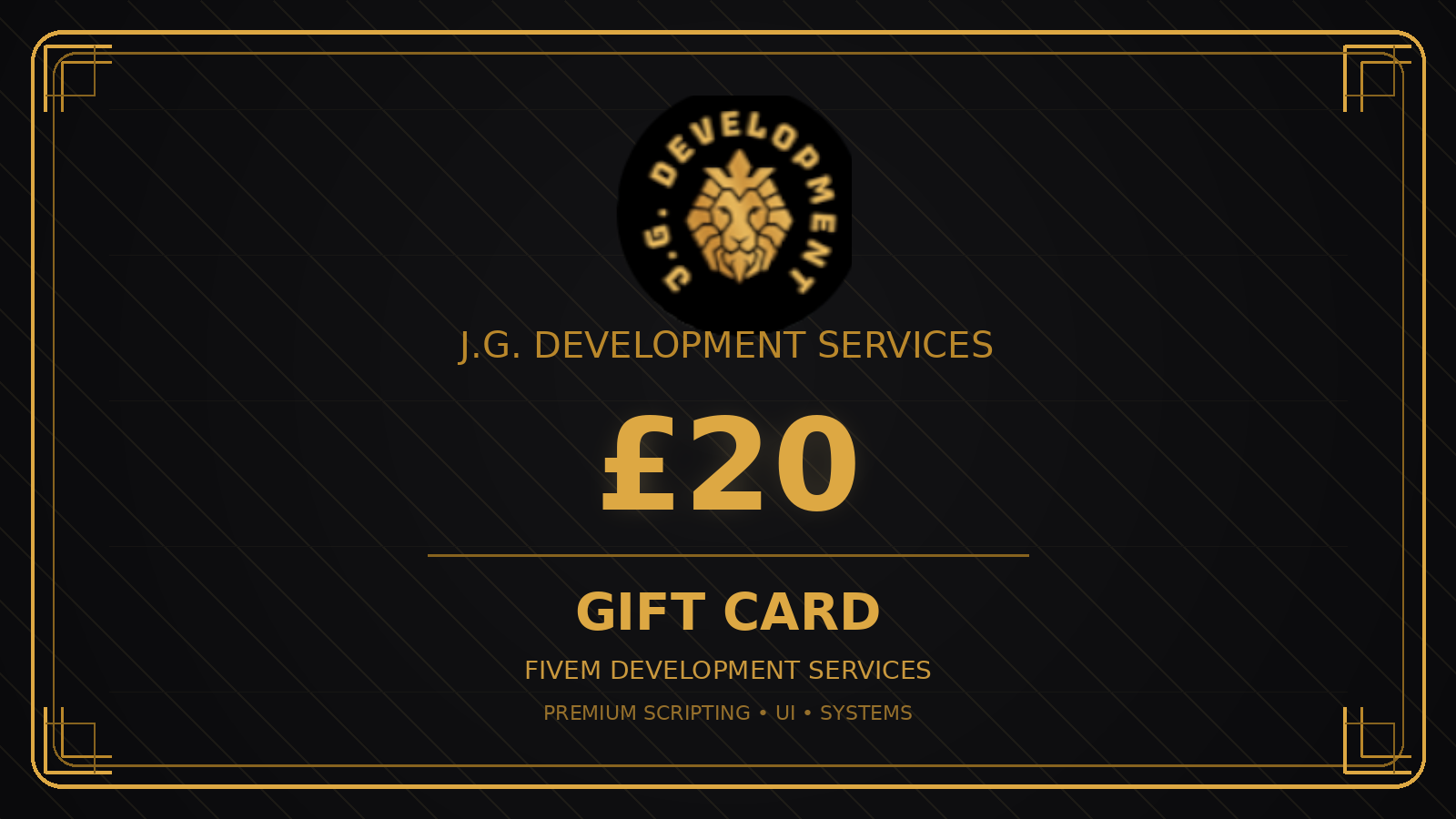 £20GBP Gift Card