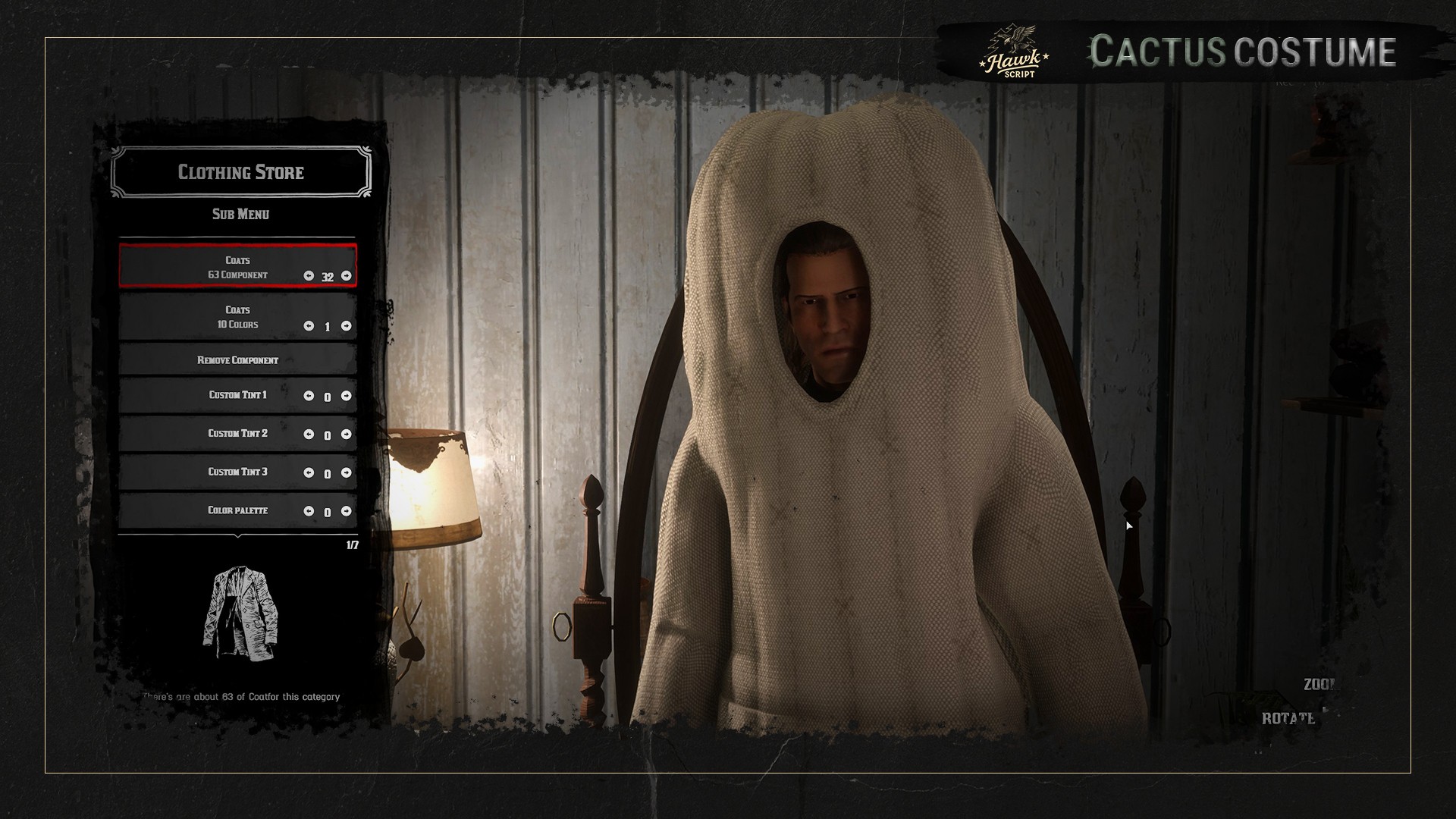 Hawk Cactus Costume [ Free ]