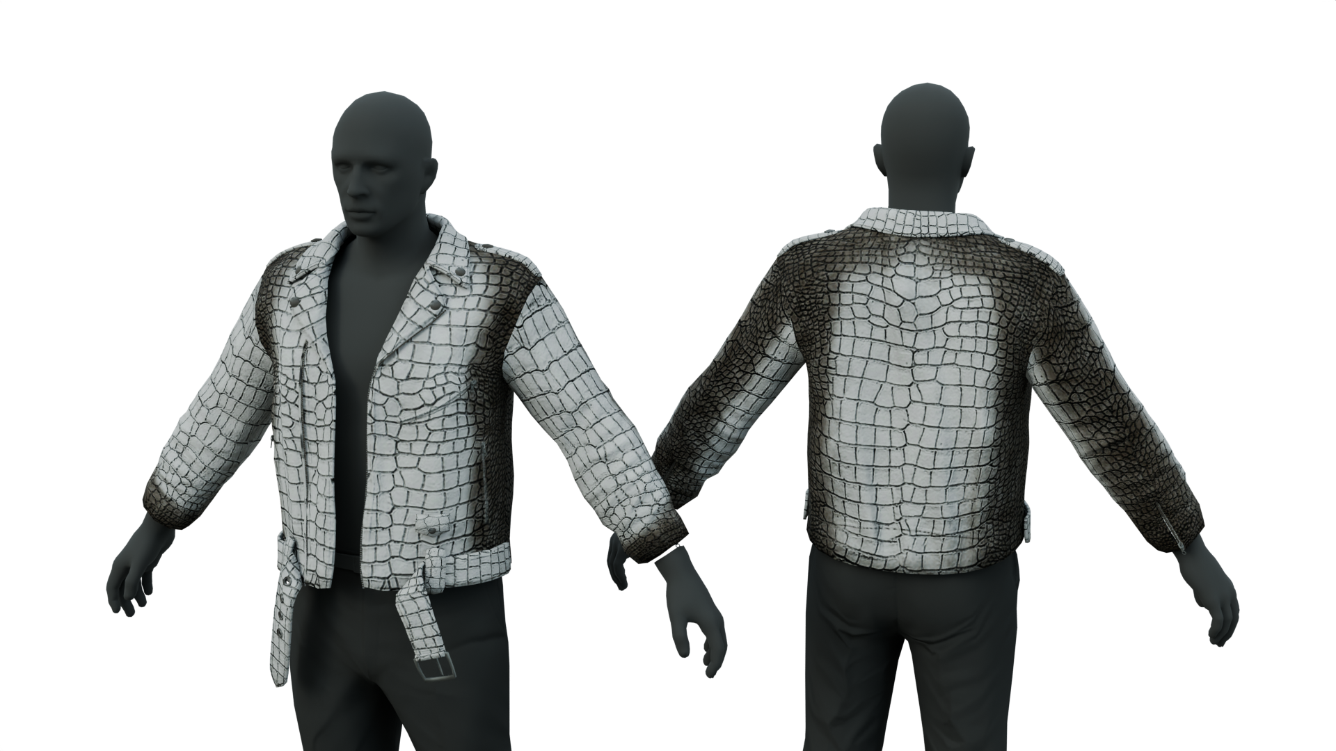 Gator Jacket FiveM 3D Clothing Assets – Outfit-Vorschau 2