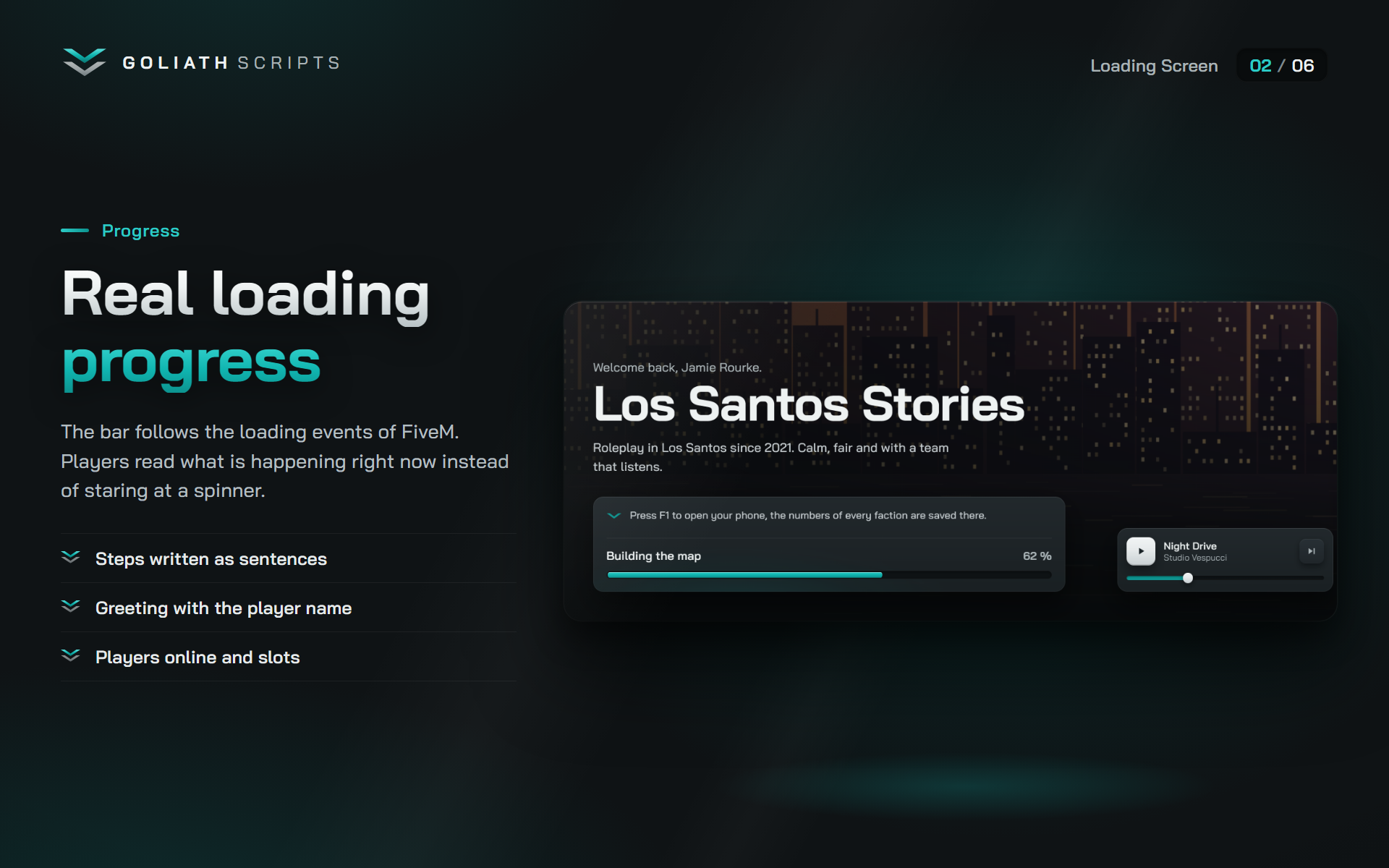 Loading Screen FiveM script, screenshot 2