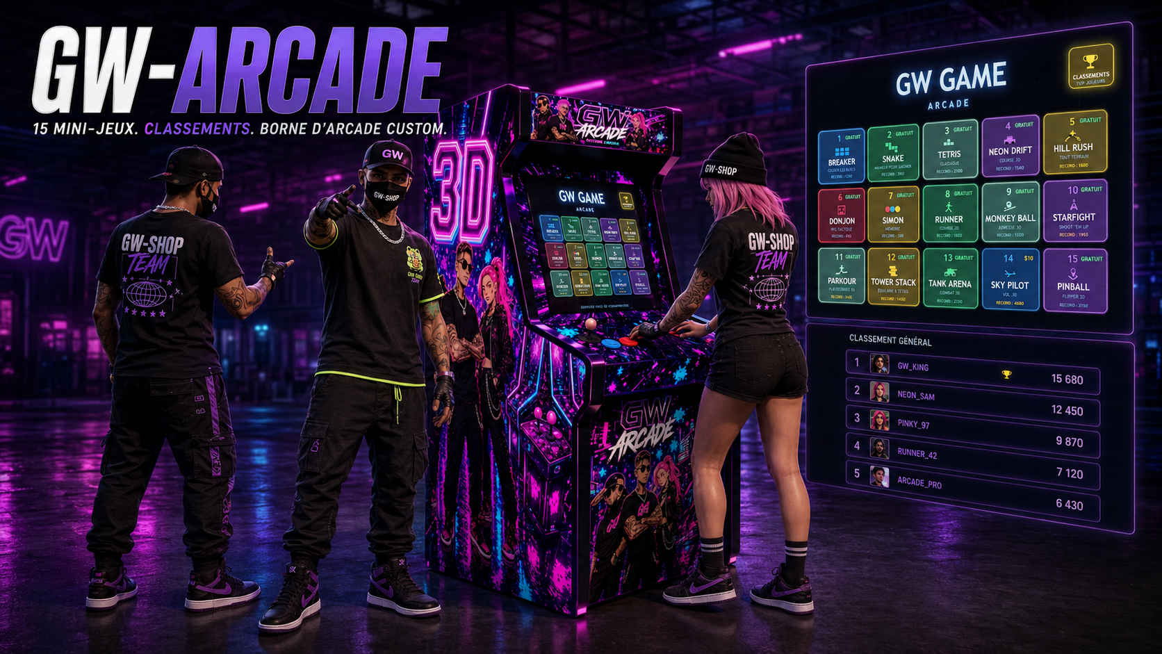 Borne d'arcade multi-jeux - open source